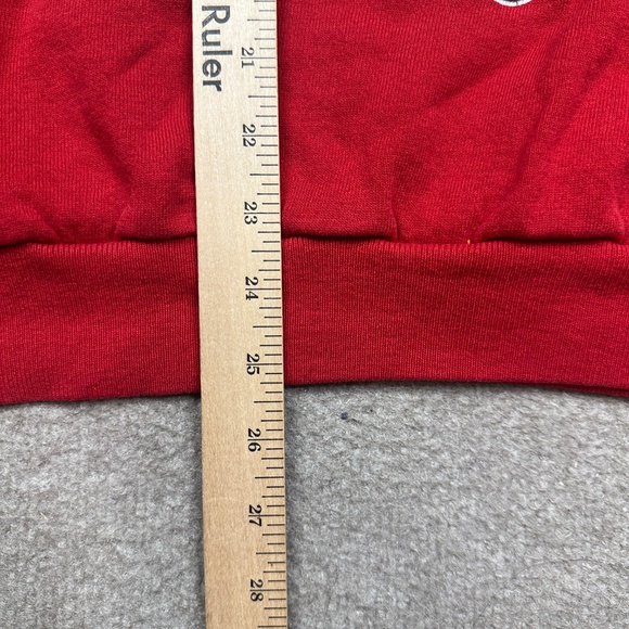 Vintage Looney Tunes Sweater Mens Size XL Red Long Sleeve Tweety Hip Hip - Picture 8 of 10